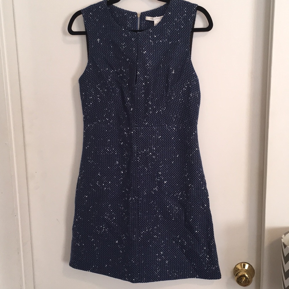Diane von Furstenberg Yvette Painted Tweed Dress